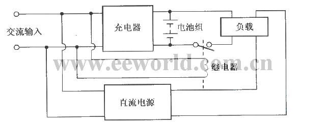 浮充方式充电电路