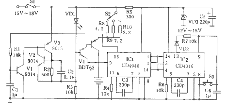 Nickel-nickel battery fast charger circuit diagram