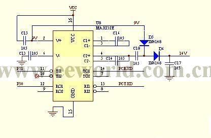 用232做的14V电源电路