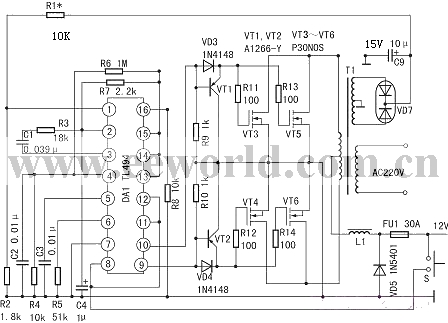 Inverter circuit that can automatically stabilize voltage