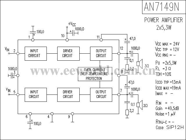 AN7149N功放电路