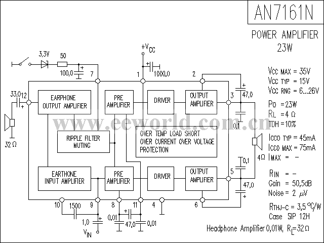 AN7161N功放电路