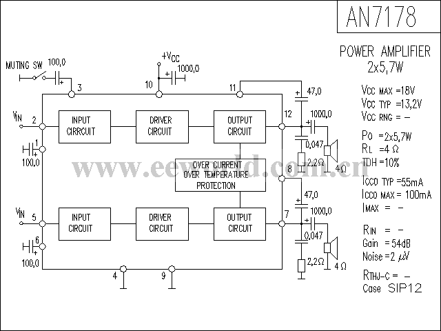 AN7178功放电路