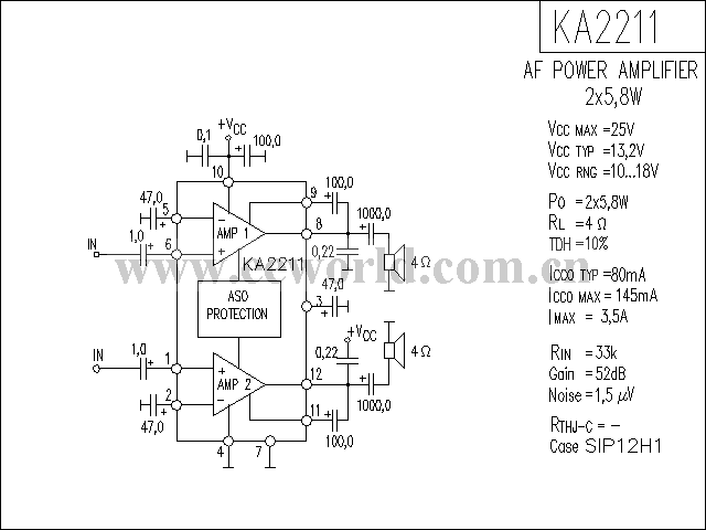 KA2211功放电路