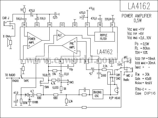 LA4162功放电路