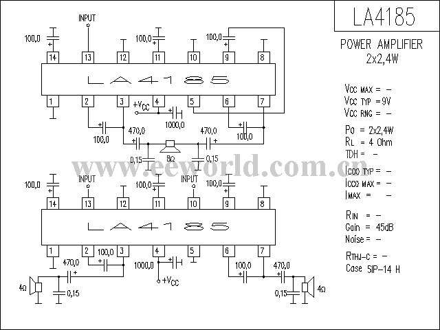 LA4185功放电路