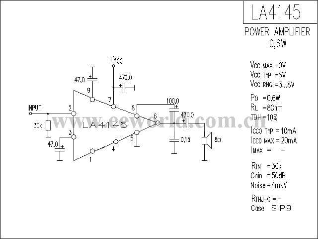 LA4145功放电路