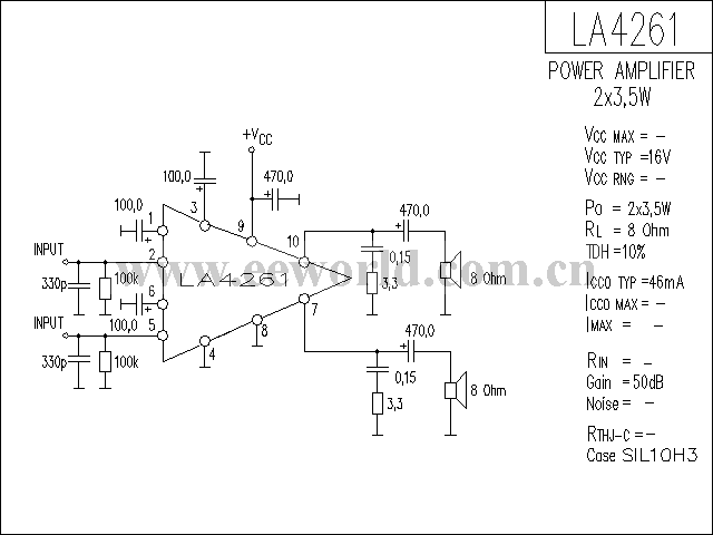 LA4261功放电路