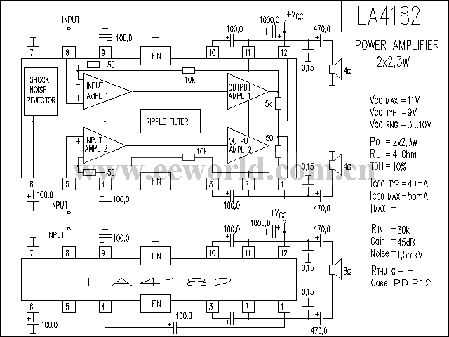 LA4182功放电路