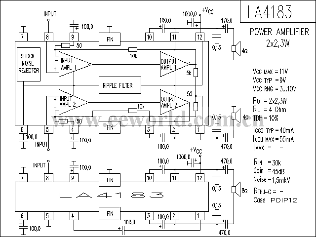 LA4183功放电路