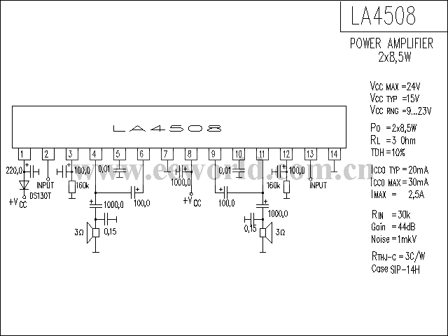 LA4508功放电路