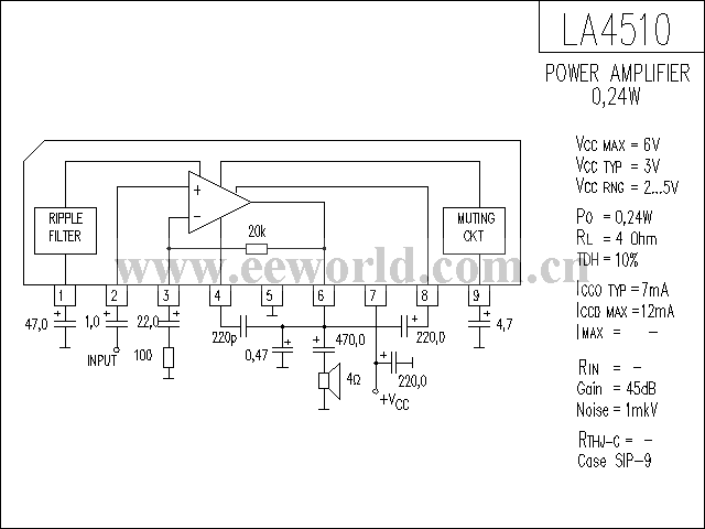 LA4510功放电路