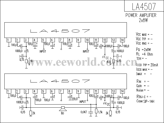 LA4507功放电路