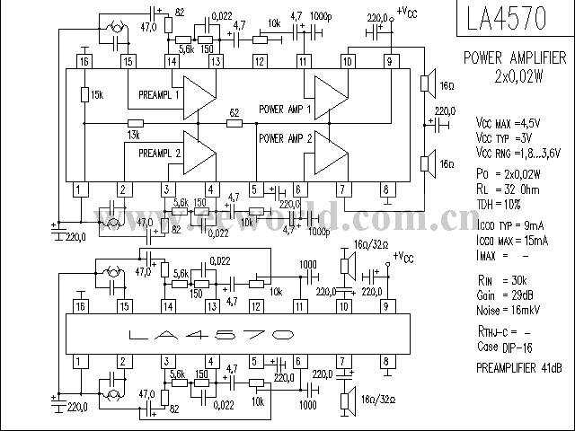 LA4570功放电路