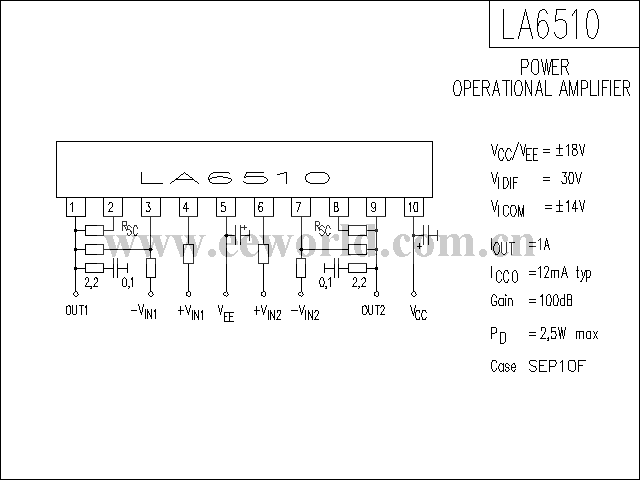 LA6510功放电路