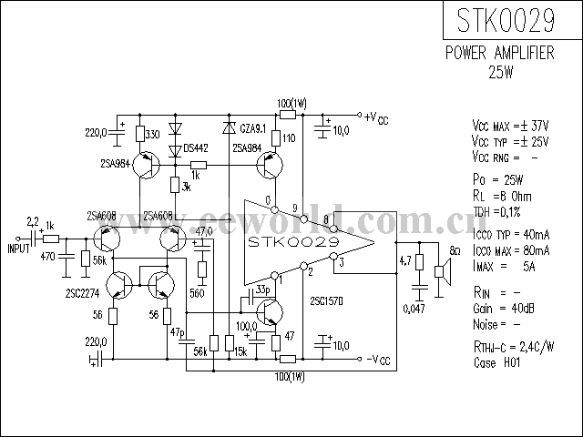 STK0029功放电路