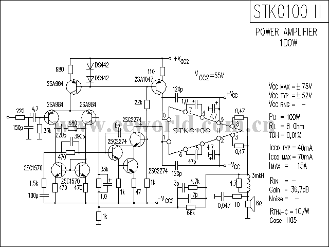 STK0100-2功放电路