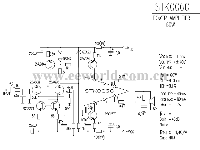 STK0060功放电路