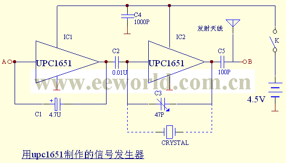 Multi-purpose radio and television signal generator circuit