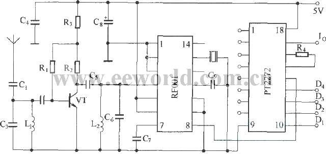 SB-200BRX superheterodyne receiver circuit