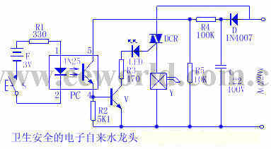 Simple electronic tap circuit