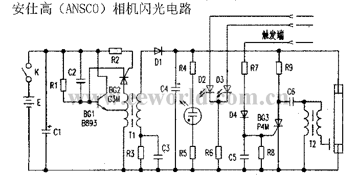 安仕高（ansco）相机闪光电路