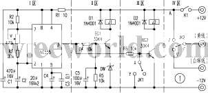 Car wiper speed regulating circuit