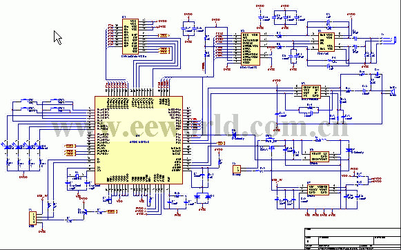 ATMEL AT89C51SND1 MP3原理图