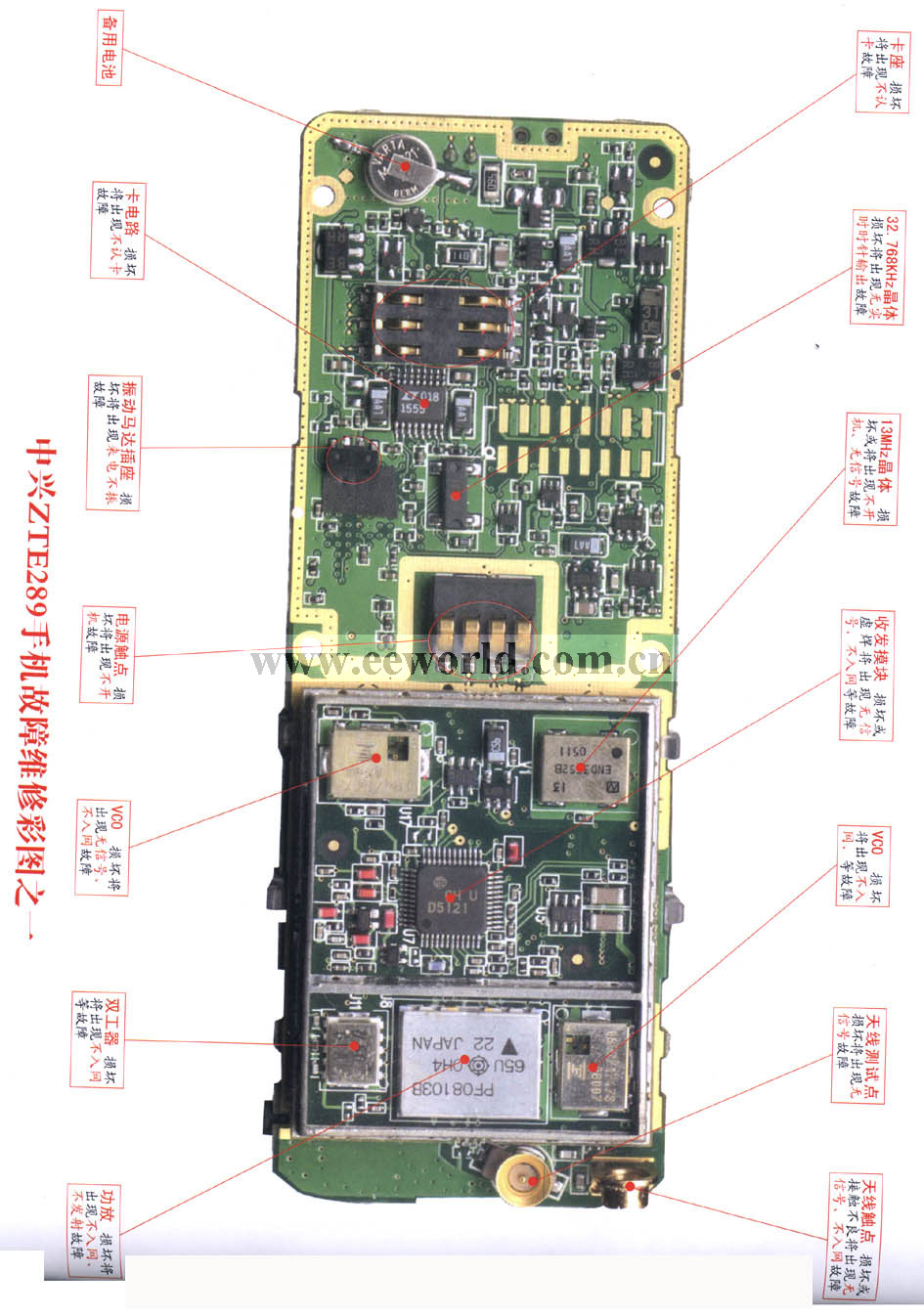 中兴ZTE289手机维修 图一