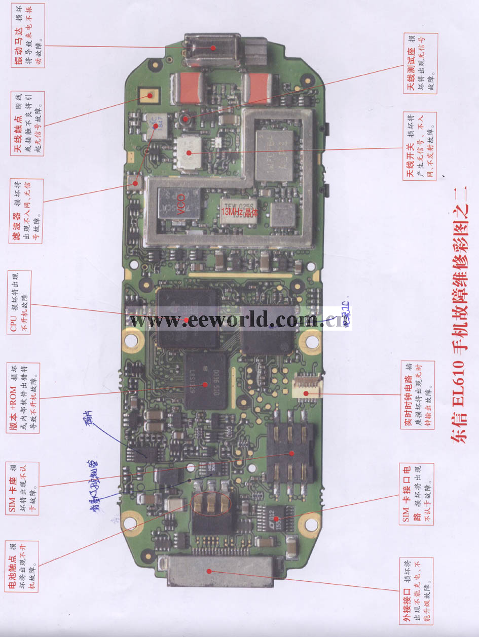 东信EL610手机维修 图二