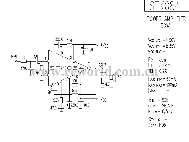 STK084功放电路