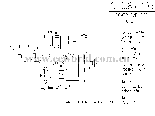 STK085-105功放电路