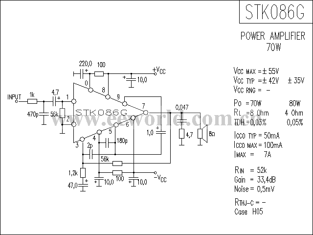 STK086G功放电路