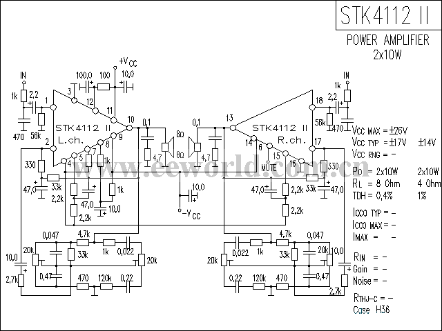 STK4112-2功放电路