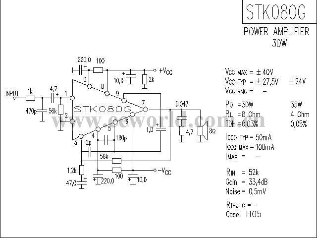 STK080G功放电路