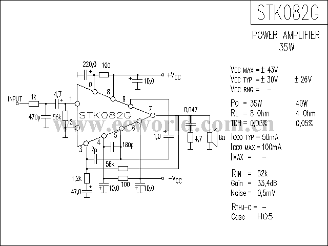 STK082G功放电路