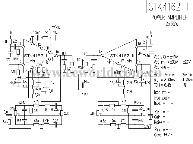 STK4162-2功放电路