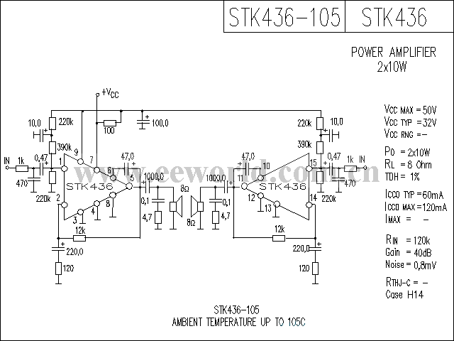 STK436功放电路