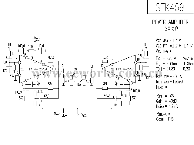 STK459功放电路