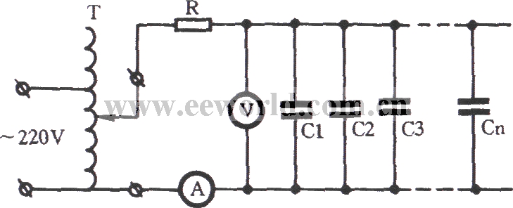 Non-polar electrolytic capacitor aging circuit