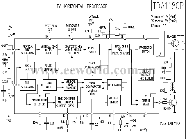 TDA1180P功放电路