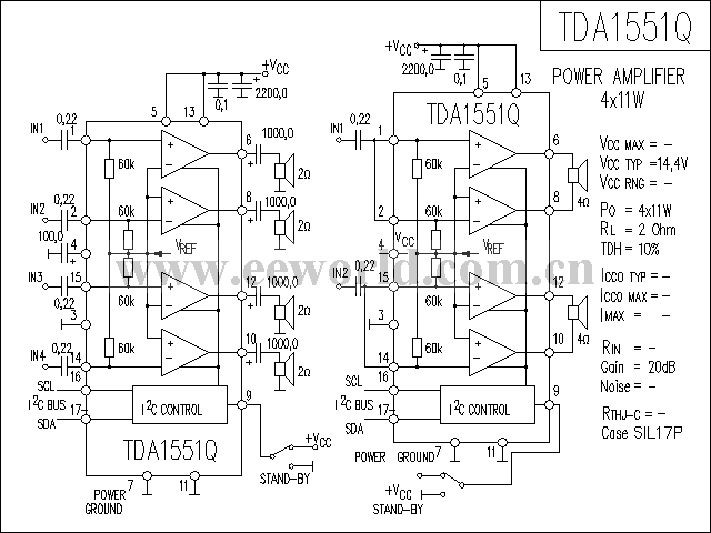 TDA1551Q功放电路