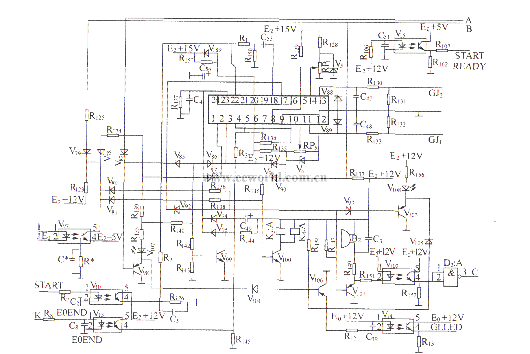 DZW75-48/50(50II)启动控制电路