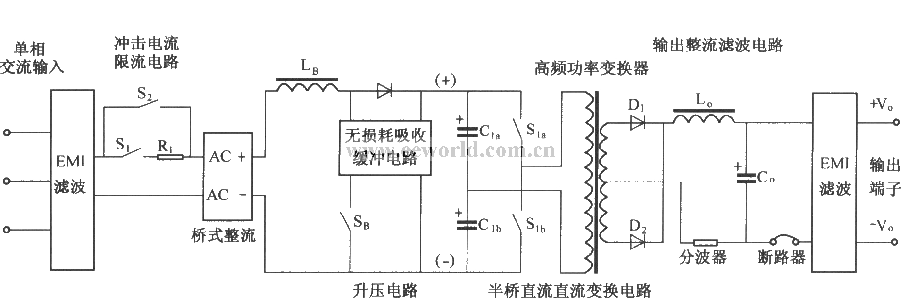 DMAl2 main circuit schematic diagram