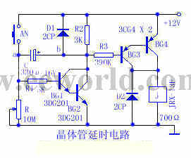 transistor delay circuit circuit