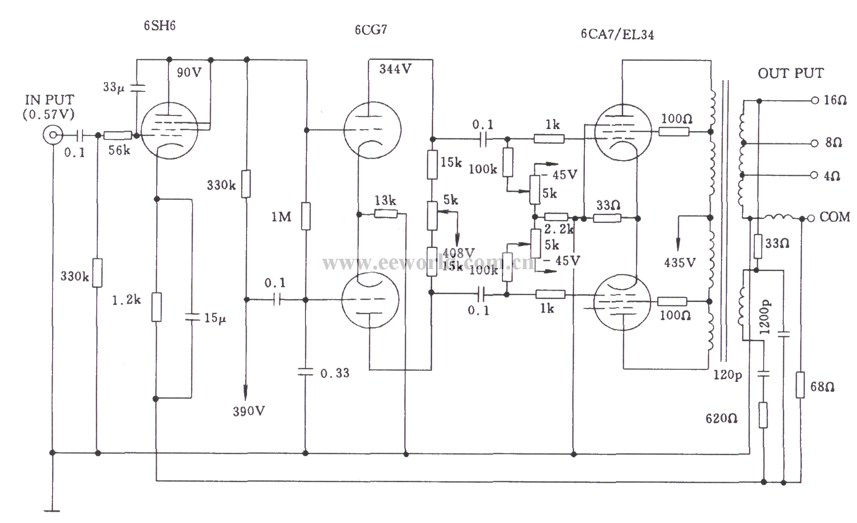 Tube Marantz 18 amplifier