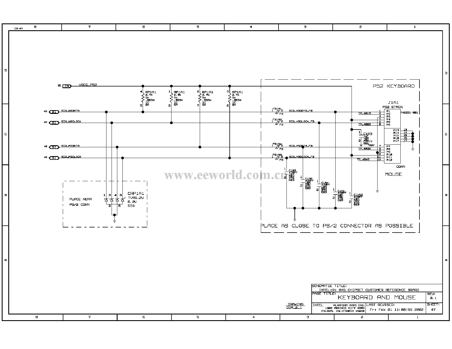 845ddr computer motherboard circuit diagram_47