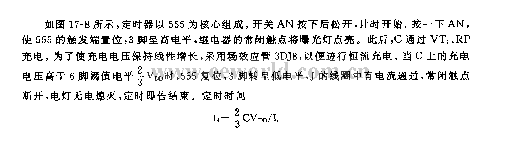 555 photographic exposure timer circuit