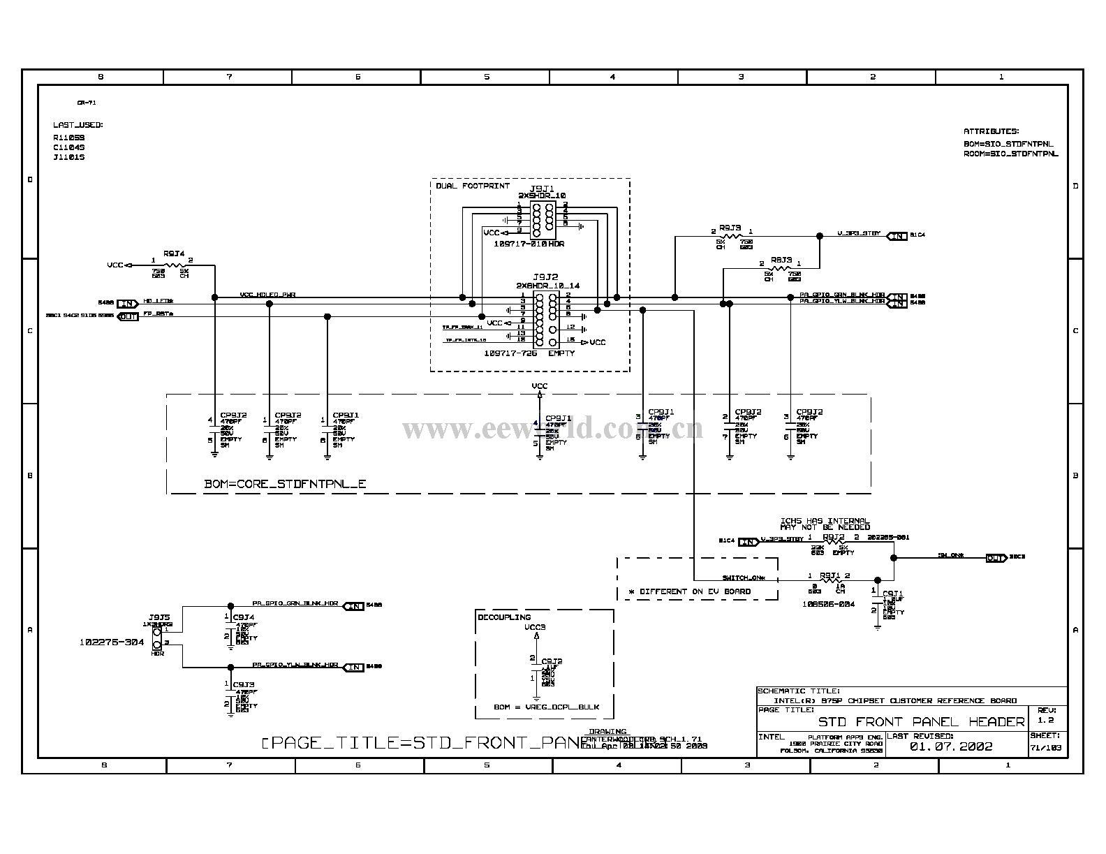 875p computer motherboard circuit diagram_075