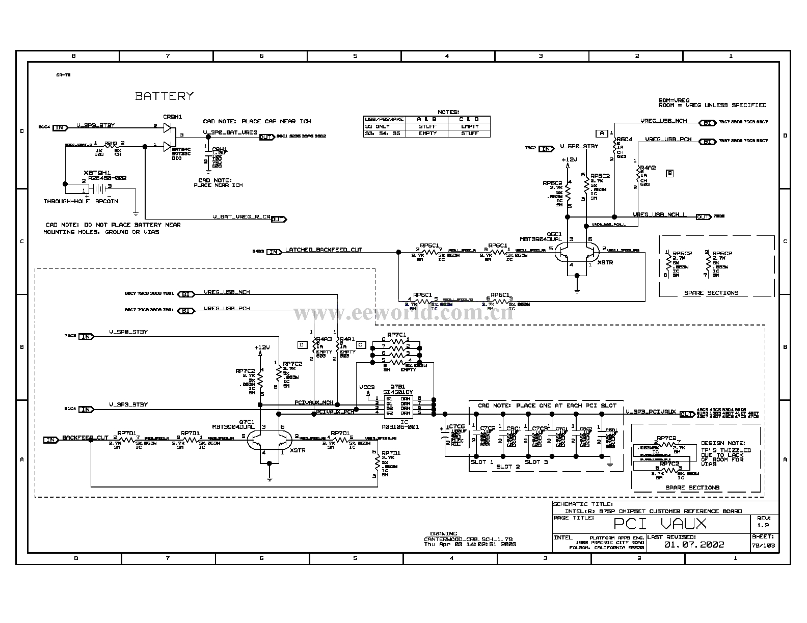 875p computer motherboard circuit diagram_082